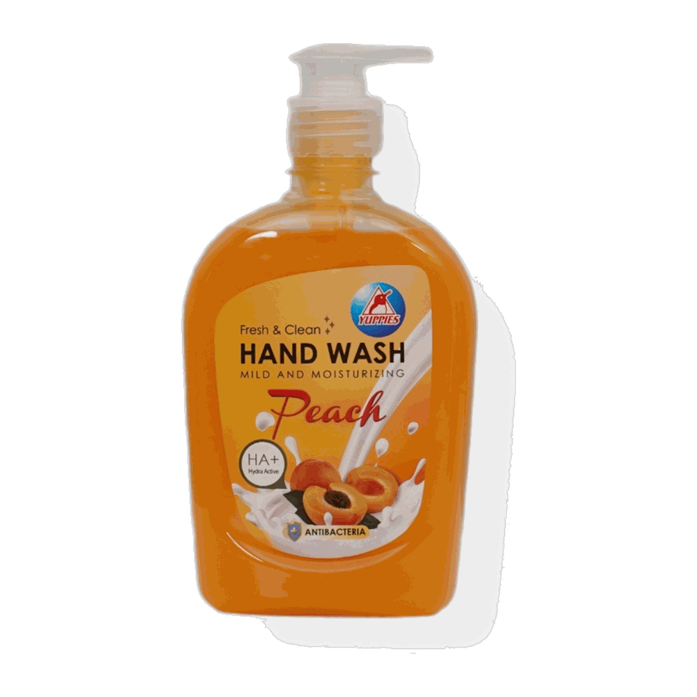 Yuppies Antibacterial Hand Wash 500ml Peach — Pakistan