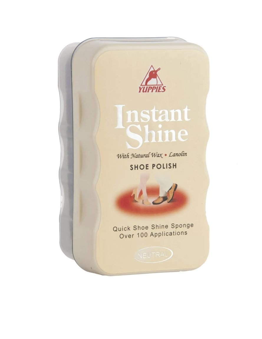 Yuppies Instant Shine sponge — neutral for all colours