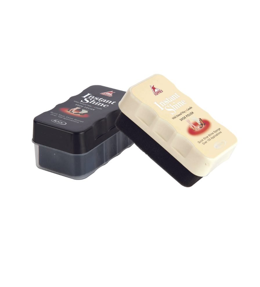 Yuppies Instant Shine sponge packaging