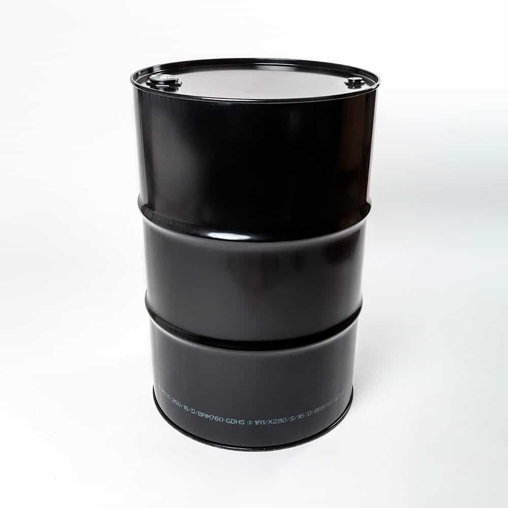 Defence specification steel drums with epoxy coating for Pakistan armed forces