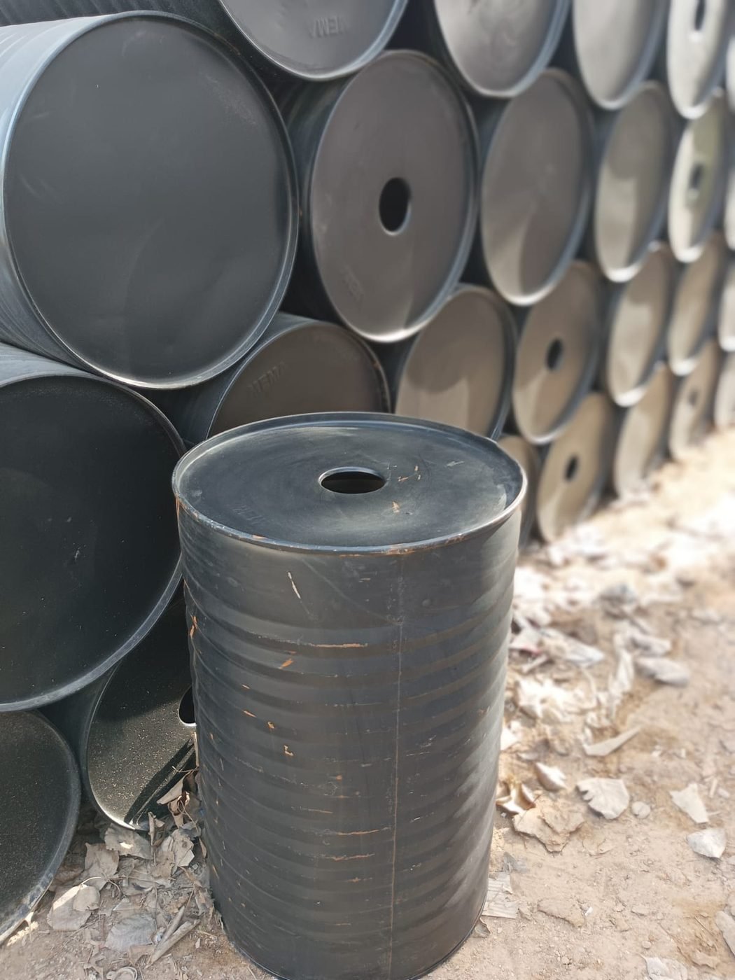 Zyema Packages drum stock — industrial packaging Karachi
